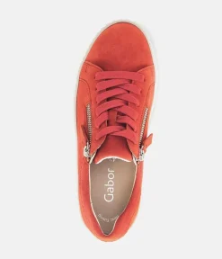 Gabor Chunky Pumpkin Orange Trainers