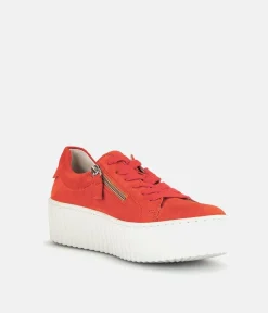 Gabor Chunky Pumpkin Orange Trainers
