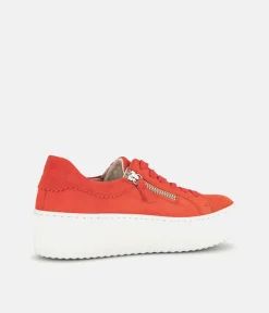 Gabor Chunky Pumpkin Orange Trainers