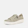 Gabor Chunky Taupe Suede Trainer