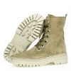 Gabor Chunky Taupe Suede Ankle Boots