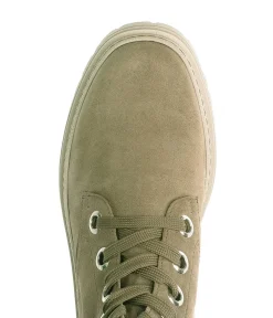 Gabor Chunky Taupe Suede Ankle Boots