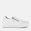 Gabor Chunky White Leather Trainers