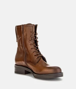 Gabor Classic Brown Leather Ankle Boots