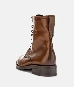 Gabor Classic Brown Leather Ankle Boots