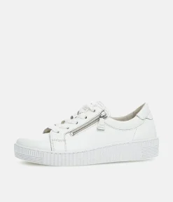 Gabor Classic White Leather Trainer