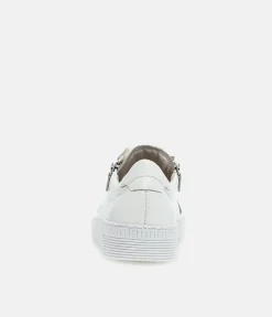 Gabor Classic White Leather Trainer