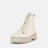 Gabor Comfort Cream Lace Up Boots