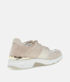 Gabor Fab Beige Rolling Soft Trainers