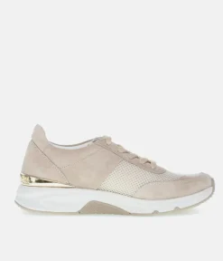 Gabor Fab Beige Rolling Soft Trainers