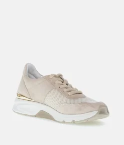 Gabor Fab Beige Rolling Soft Trainers