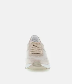 Gabor Fab Beige Rolling Soft Trainers