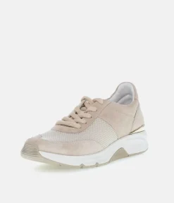 Gabor Fab Beige Rolling Soft Trainers