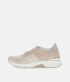Gabor Fab Beige Rolling Soft Trainers
