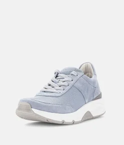 Gabor Fab Light Blue Rolling Soft Trainers