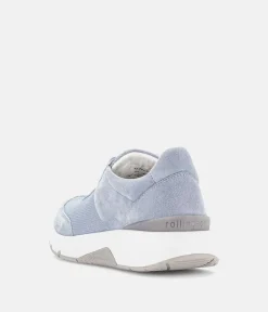 Gabor Fab Light Blue Rolling Soft Trainers