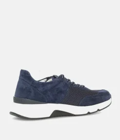 Gabor Fab Navy Rolling Soft Trainers