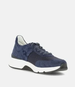 Gabor Fab Navy Rolling Soft Trainers