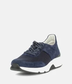 Gabor Fab Navy Rolling Soft Trainers
