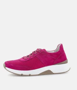 Gabor Fab Pink Rolling Soft Trainers