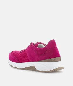 Gabor Fab Pink Rolling Soft Trainers