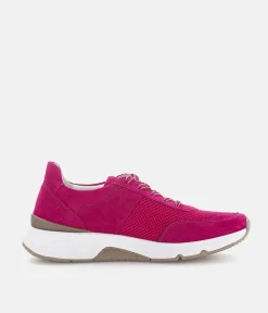 Gabor Fab Pink Rolling Soft Trainers
