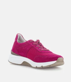 Gabor Fab Pink Rolling Soft Trainers