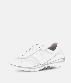 Gabor Fab White Rolling Soft Trainers