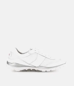 Gabor Fab White Rolling Soft Trainers