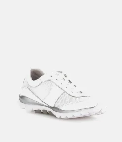 Gabor Fab White Rolling Soft Trainers
