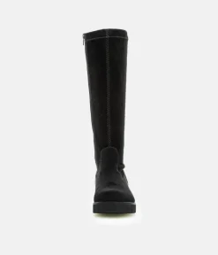 Gabor Fabulous Long Suede Black Boots
