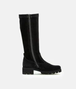 Gabor Fabulous Long Suede Black Boots