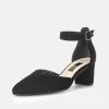 Gabor Fashionable Black Ankle Strap Heels