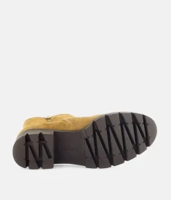 Gabor Fashionable Mocca Biker Style Ankle Boots