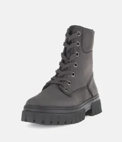 Gabor Fashionable Pepper Grey Nubuck Ankle Boots