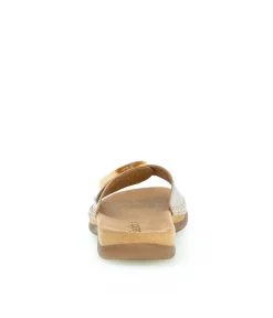 Gabor Fashionable Silver Metallic Buckle Sandals