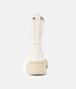 Gabor Funky Cream Front Zip Ankle Boots