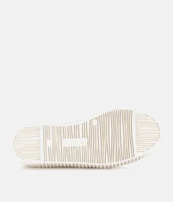 Gabor Glam Beige/Gold Slip On Trainers