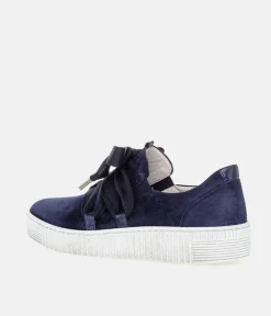 Gabor Glam Navy Slip On Trainers