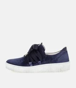 Gabor Glam Navy Slip On Trainers