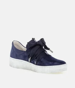 Gabor Glam Navy Slip On Trainers