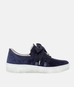 Gabor Glam Navy Slip On Trainers