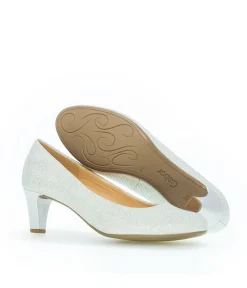 Gabor Glam Silver Heels
