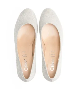 Gabor Glam Silver Heels