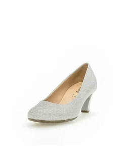 Gabor Glam Silver Heels