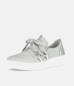 Gabor Glam Silver Slip On Trainers