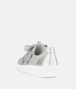 Gabor Glam Silver Slip On Trainers