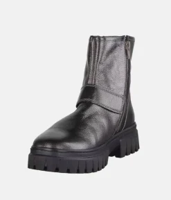 Gabor Gorgeous Metallic Buckle Ankle Boots