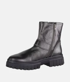 Gabor Gorgeous Metallic Buckle Ankle Boots