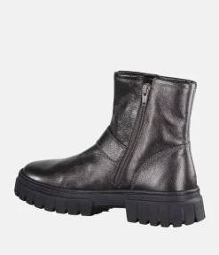 Gabor Gorgeous Metallic Buckle Ankle Boots